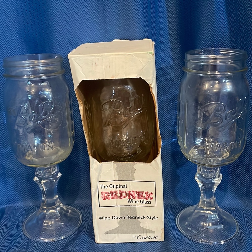 Original Red Neck Wine glasses Set of three